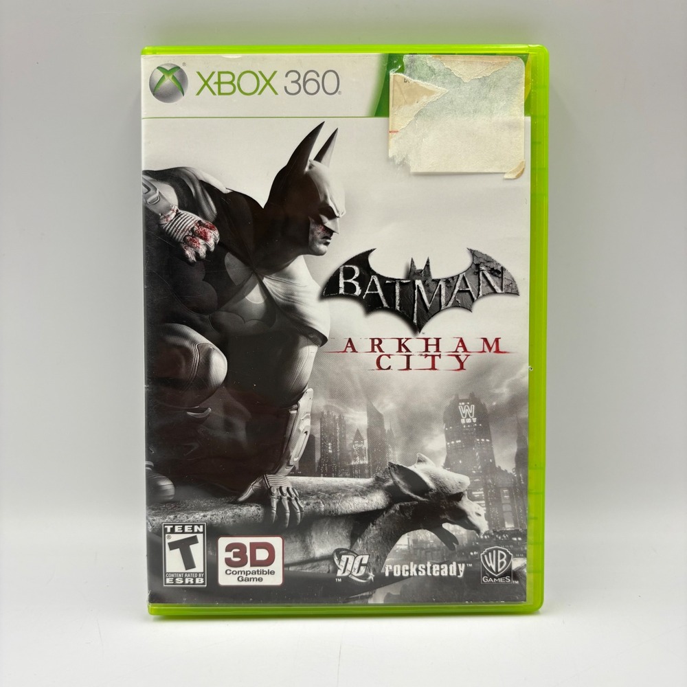 Warner Bros Batman Arkham City Xbox 360 Game‎ NTSC 3D Compatible